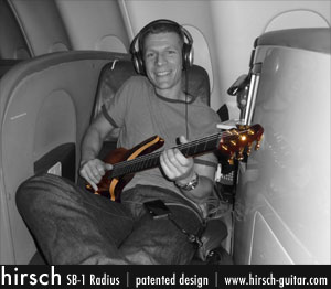 Jonathan Hirsch with an SB-1 Radius on an Airbus A340-600